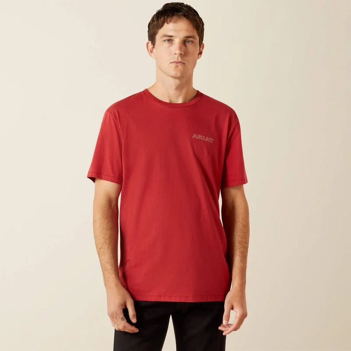 Ariat Mens Patriot Buffalo Coin Short Sleeve Tee