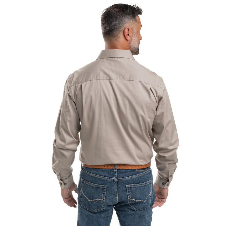 Just Country Mens Cameron 1/2 Button Workshirt