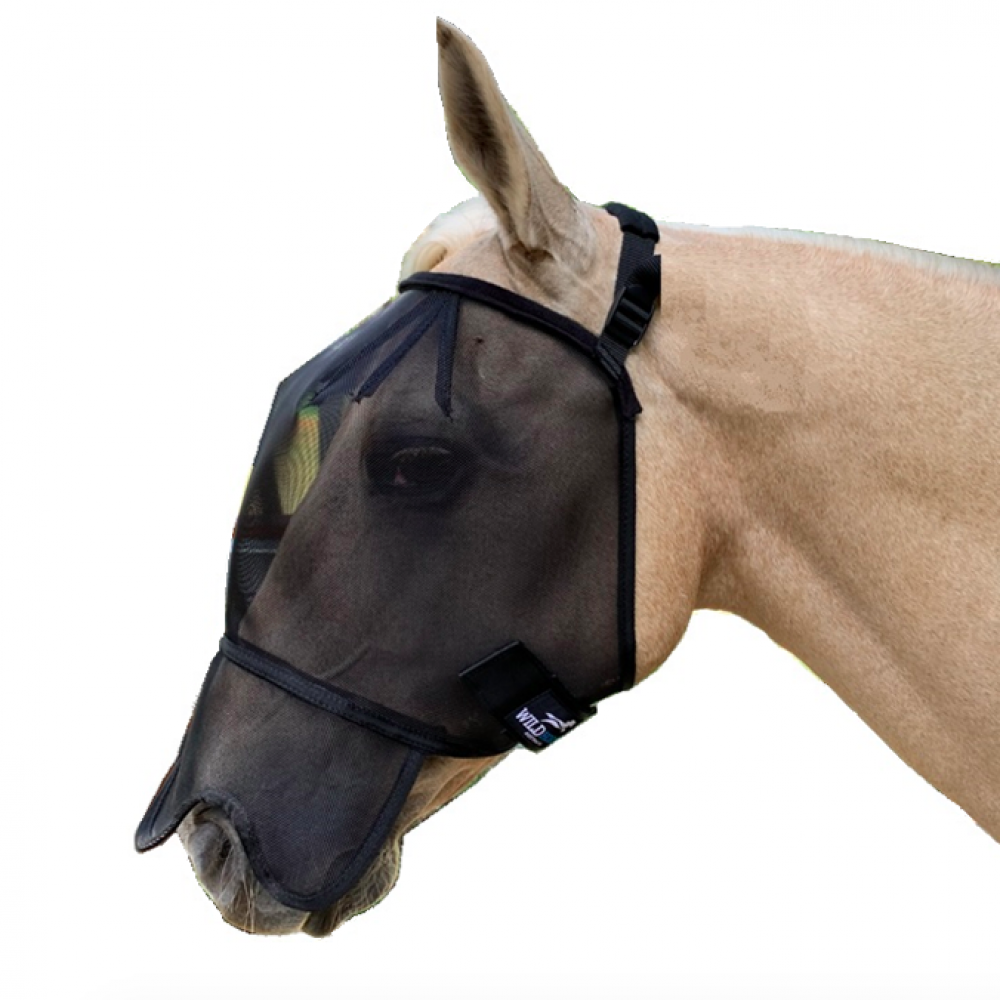Wild Horse Fly Veil with Mesh Nose