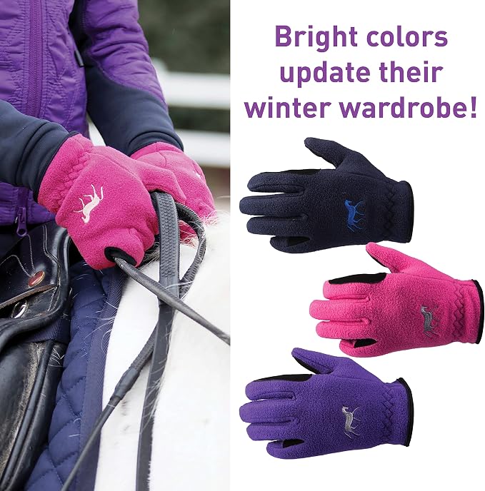 Horze Kids Fleece Gloves