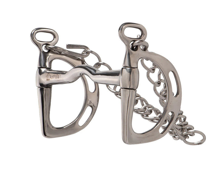 Kimblewick Port Mouth Bit with Slotted Cheeks