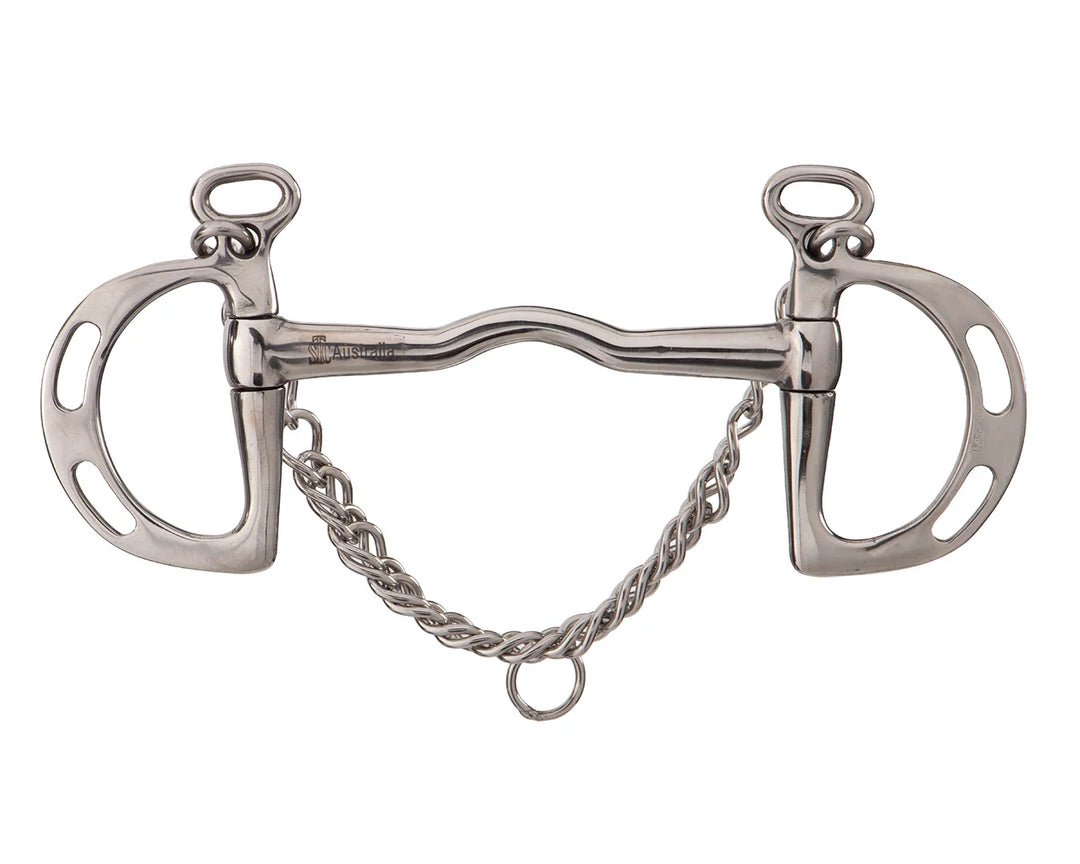 Kimblewick Port Mouth Bit with Slotted Cheeks
