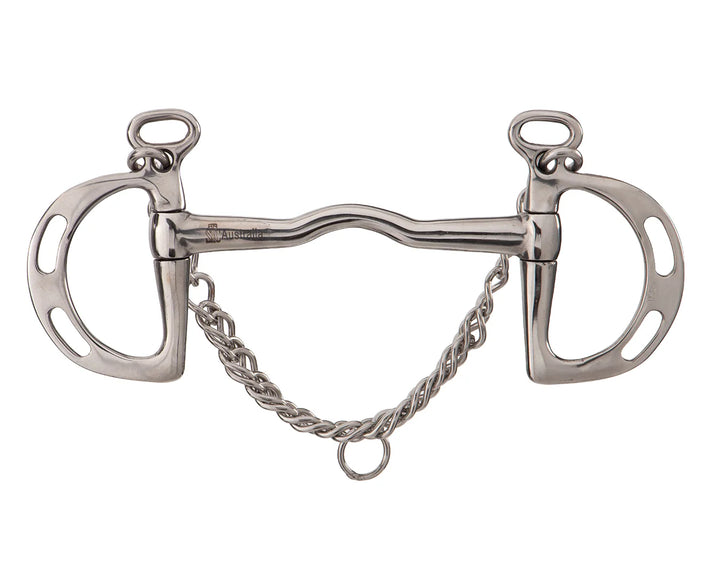 Kimblewick Port Mouth Bit with Slotted Cheeks