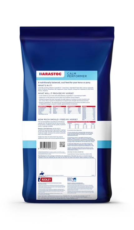 Barastoc Calm Performer Pellets 20kg