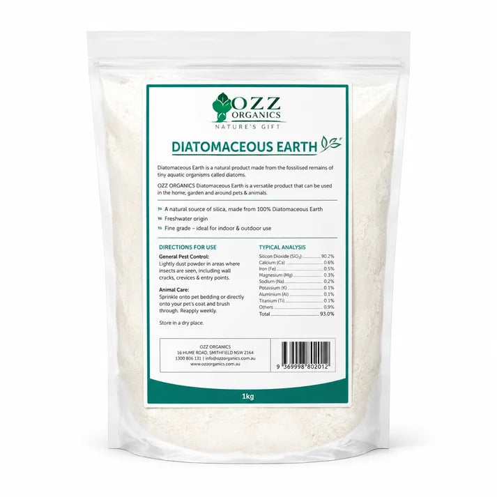 OZZ Organic Diatomaceous Earth 1kg