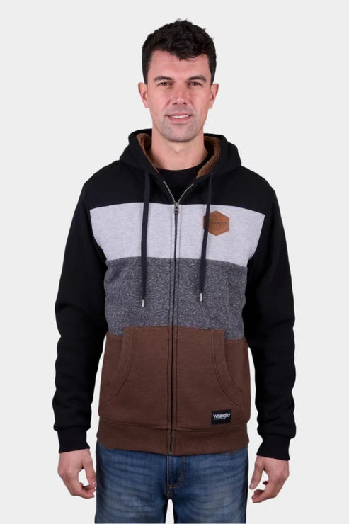 Wrangler Mens Eric Zip Up Hoodie