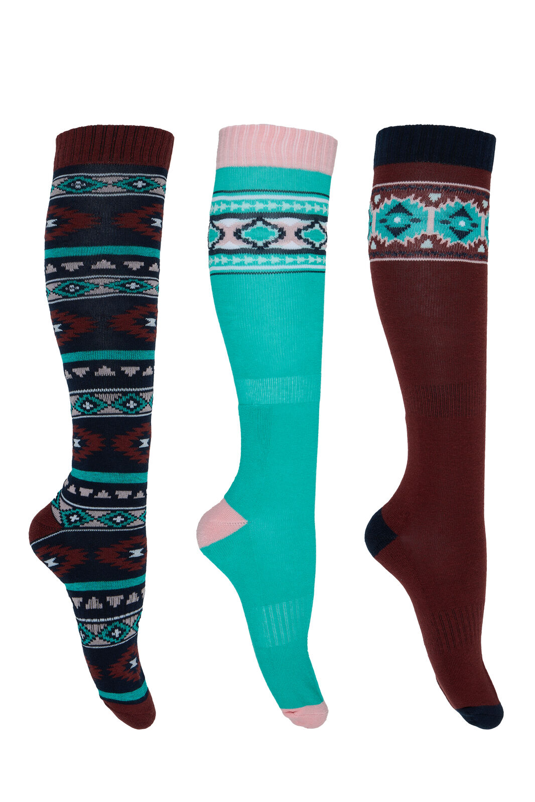 Pure Western Riding Socks 3 Pack