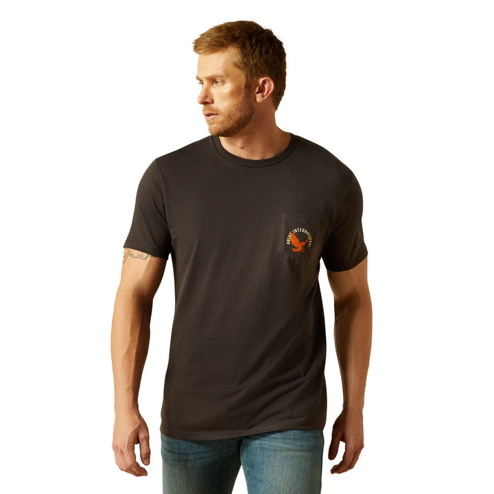 Ariat Mens Eagle Large Short Sleeve Tee