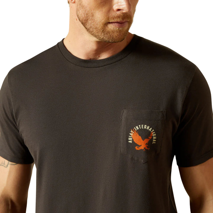 Ariat Mens Eagle Large Short Sleeve Tee