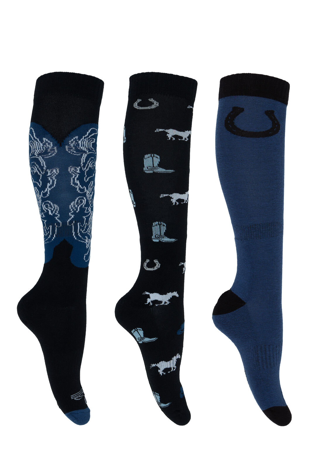 Pure Western Riding Socks 3 Pack