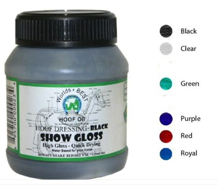 Worlds Best Hoof Oil Hoof Show Gloss
