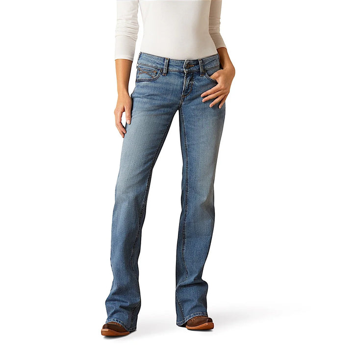 Ariat Womens Mid Rise Allison Boot Cut Jeans