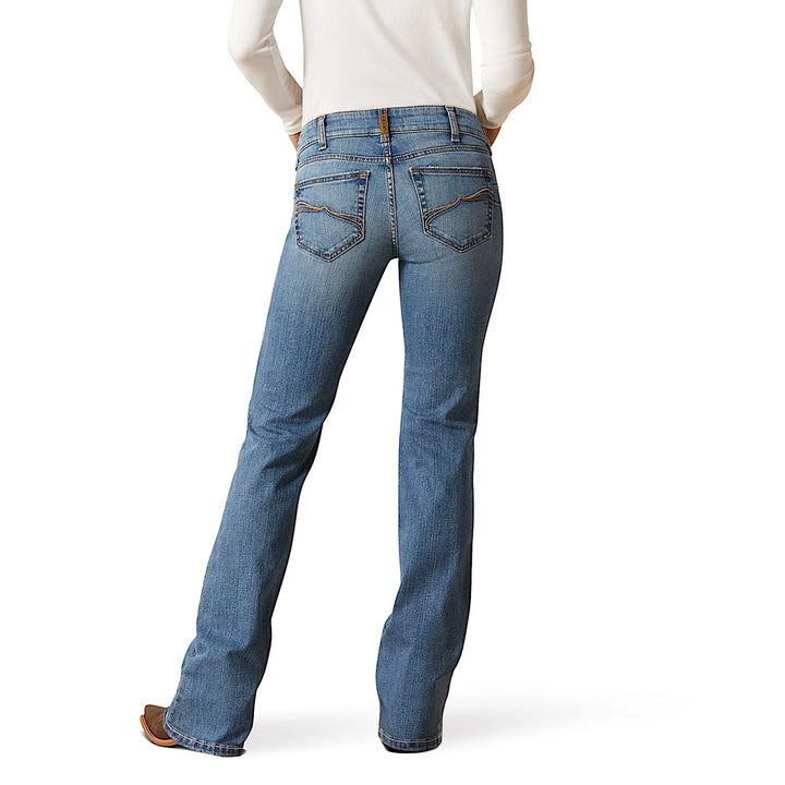 Ariat Womens Mid Rise Allison Boot Cut Jeans