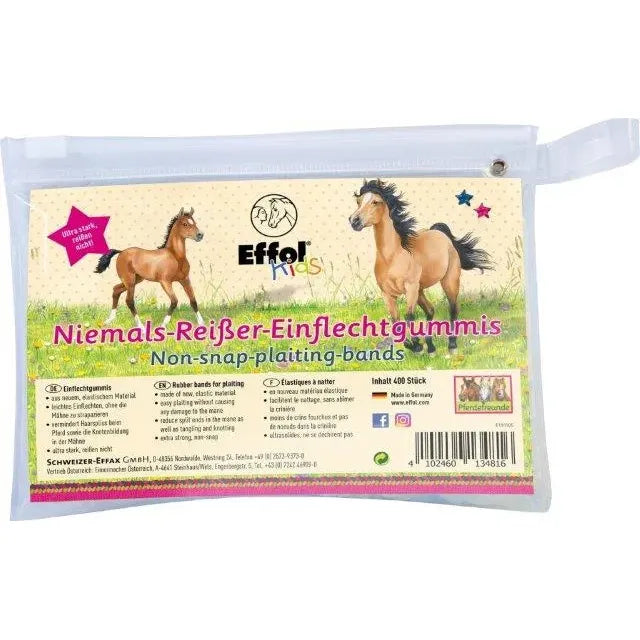 Effol Kids Non Snap Plait Bands 400 Pack