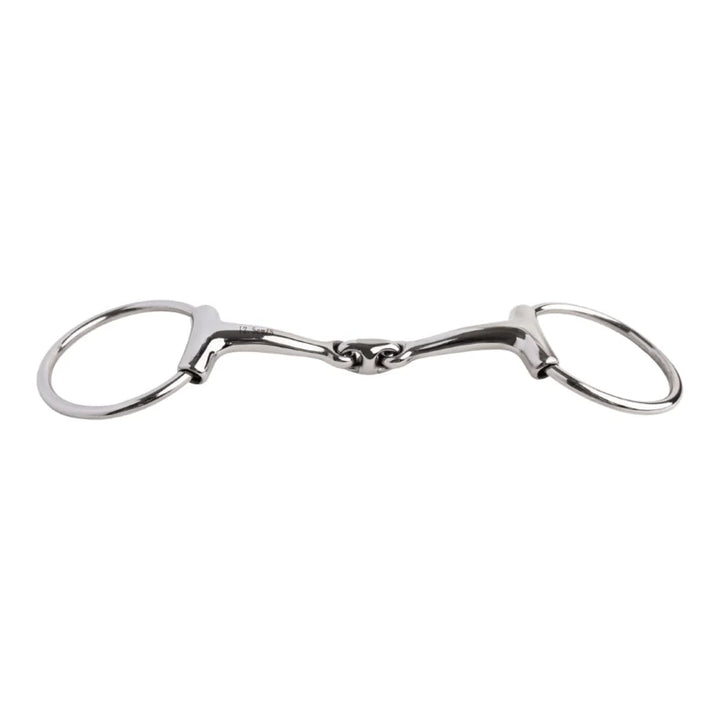 Eureka - Loose Ring Training Snaffle bit with No Pinch rings - 12.5cm