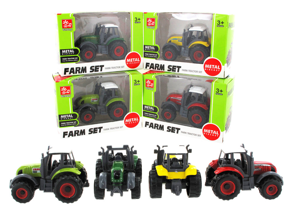 Modern Diecast Farm Tractor